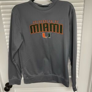 University of Miami Gray Champion Sweatshirt